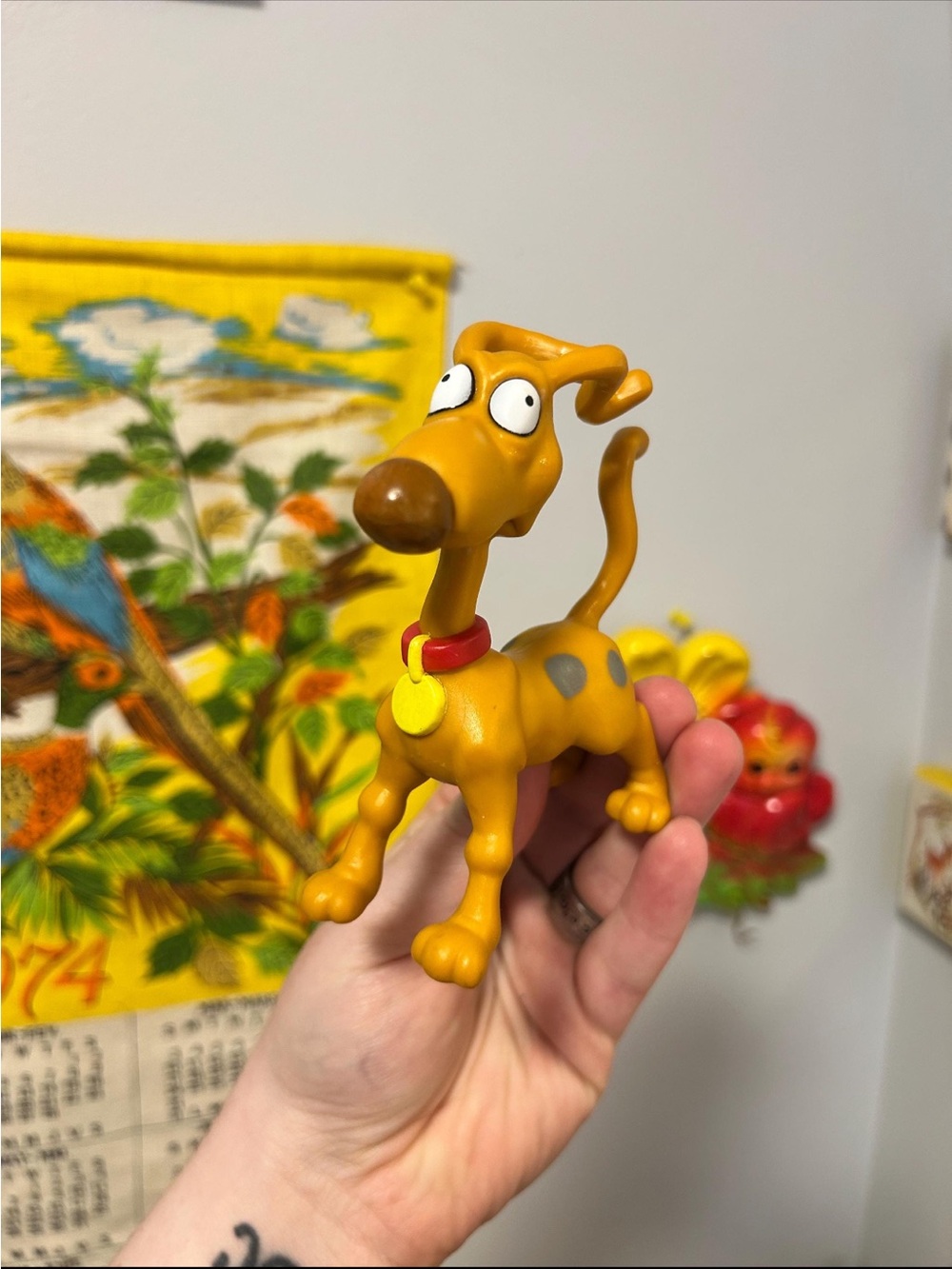 1997 Rugrats Spike Dog Figurine